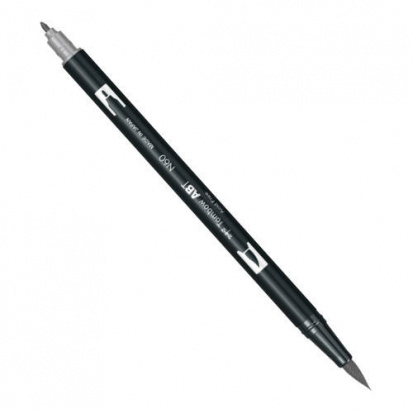 Маркер-кисть "Abt Dual Brush Pen" N60 холодный серый 6